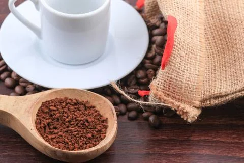 Fresh coffee beans Foto stock