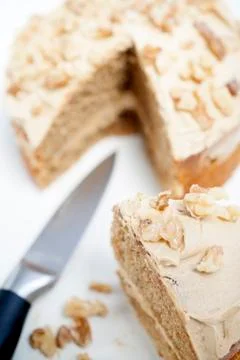 Fresh coffee cake Stock Photos
