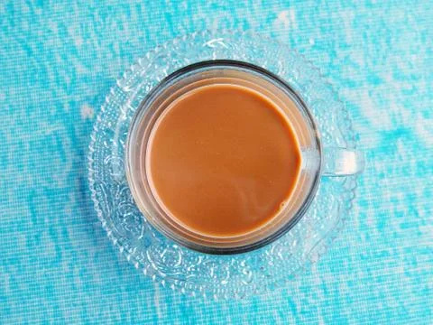 Fresh coffee close up Stock Photos