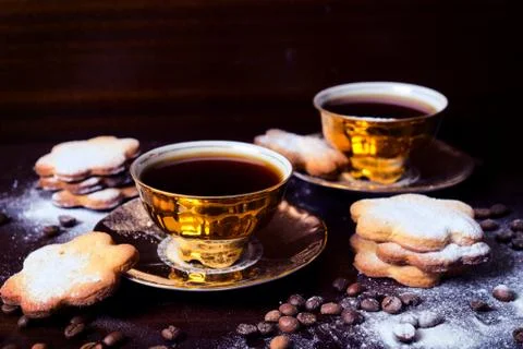 Fresh coffee Foto stock