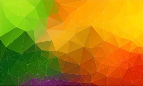 Fresh color flat triangle backround. Stock Illustration