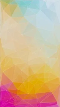 Fresh color triangle background Stock Illustration