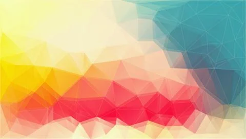 Fresh color Yellow triangle background Stock Illustration