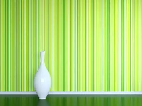 Fresh colored room Stock Illustration