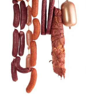 Fresh composition with meat Stock Photos