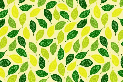 Fresh cooking herb vector pattern Stock Illustration