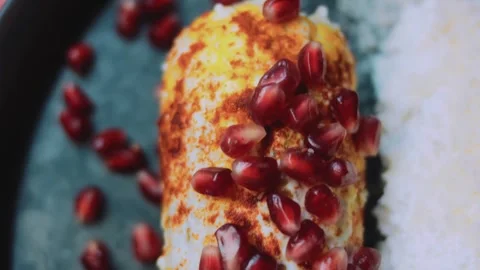Fresh cooking study: beauty shot of festive mexican elote Stock Footage 342172267