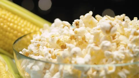 Fresh corn and popcorn Stock Footage 140402410