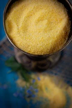 Fresh corn meal Stock Photos