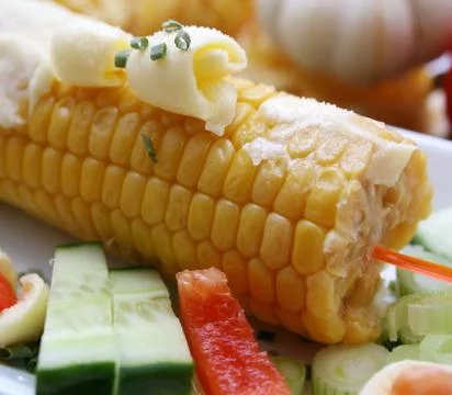 Fresh corn Stock Photos