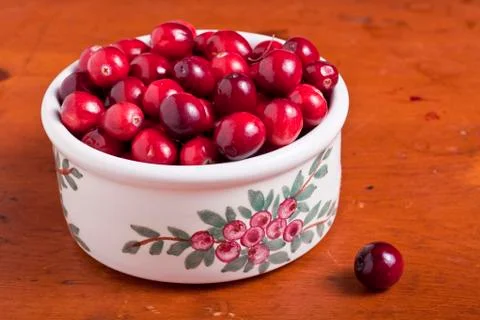 Fresh cranberries Stock Photos