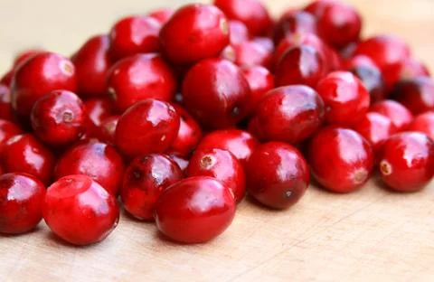 Fresh cranberries Stock Photos