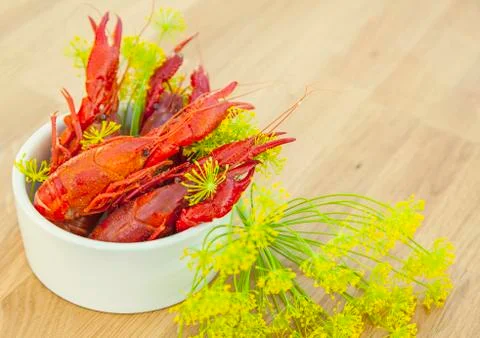 Fresh crayfish 스톡 사진