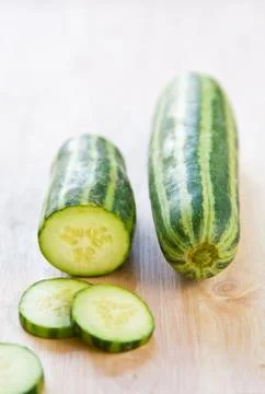 Fresh cucumber Foto stock