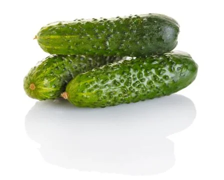 Fresh cucumbers close-up Stock-Fotos