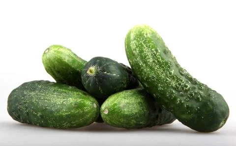 Fresh cucumbers Stock Photos