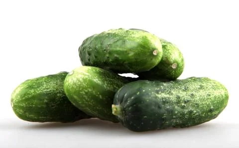 Fresh cucumbers Foto stock
