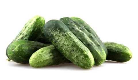 Fresh cucumbers Stock Photos