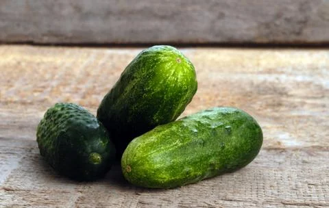 Fresh cucumbers Stock Photos