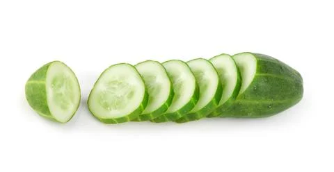 Fresh cucumbers Foto stock