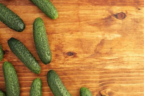Fresh cucumbers Stock Photos