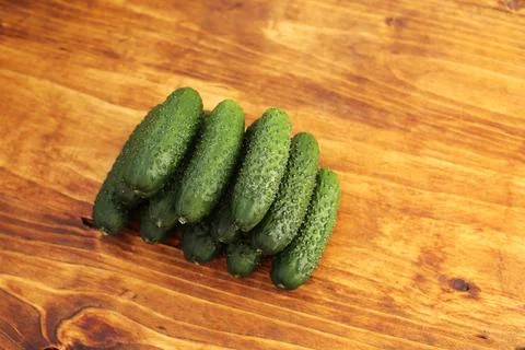 Fresh cucumbers Stock Photos