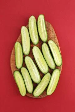 Fresh cucumbers Stock Photos