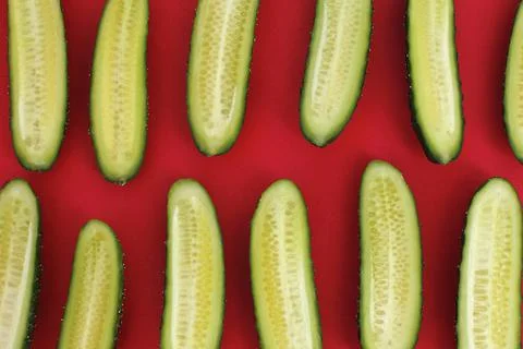 Fresh cucumbers Stock Photos