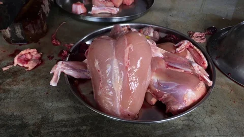 Fresh Cut chicken Stock Footage 102025897