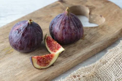 Fresh dark figs 写真素材