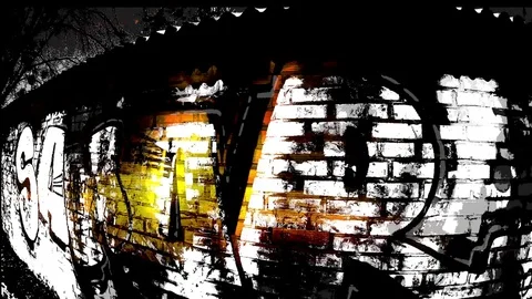 Fresh Dark Graffiti Mix Stock-Footage 74233607