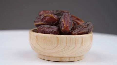 Fresh date rotate Stock Footage 236609398