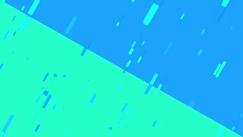 Fresh diagonal gradient visual blue aqua panels, soft rounded bars, and clean mo Stock Footage 340575567