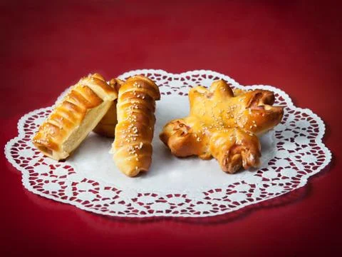 Fresh different buns Stock Photos
