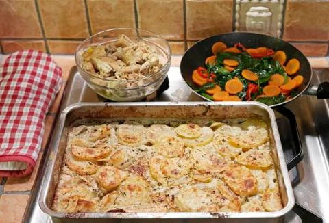 Fresh dinner Stock Photos