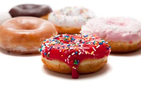 Fresh donuts Stock Photos
