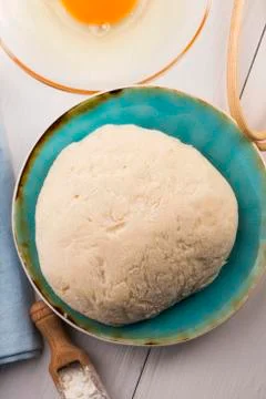 Fresh dough ready for baking Stock Photos