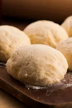 Fresh dough ready for baking Stock Photos