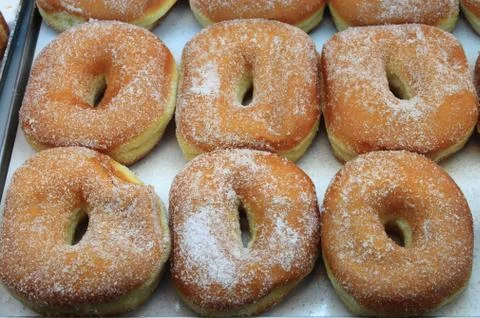 Fresh doughnuts Stock Photos