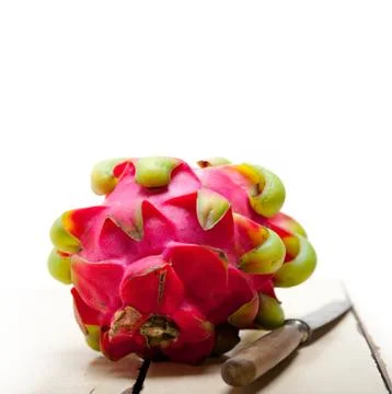 Fresh dragon fruit Stock Photos