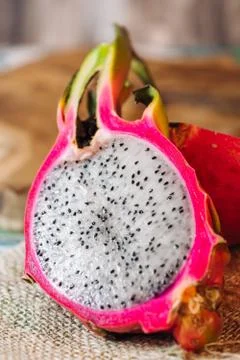 Fresh Dragon fruit Stock Photos