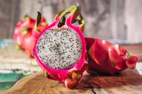 Fresh Dragon fruit Stockfoto's