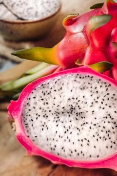 Fresh Dragon fruit Stock Photos