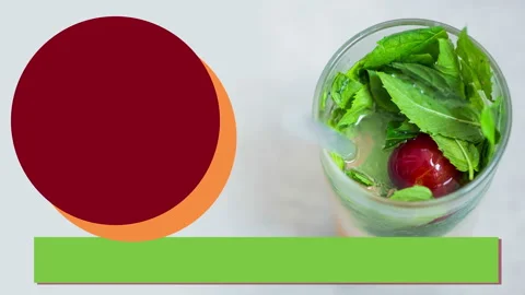 Fresh drink baner Stock Footage 151269061