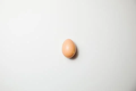 Fresh Easter egg on a white background. happy Easter Stock Photos
