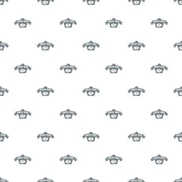 Fresh eco beef pattern seamless Stock Illustration