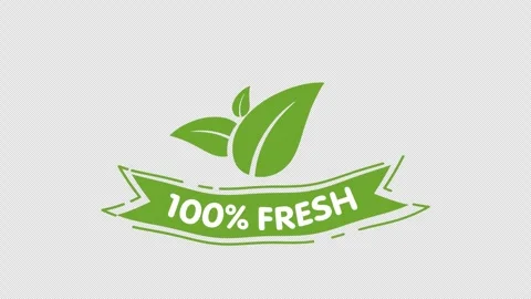 Fresh Eco Leaf Icon Animation Stock Footage 318950520