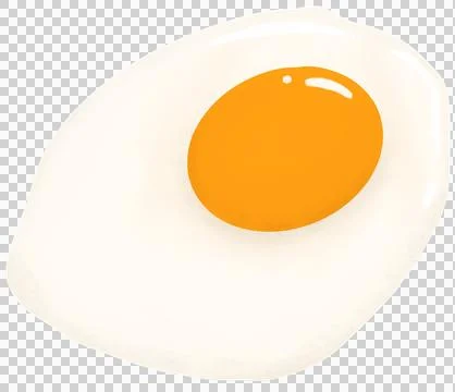 Fresh egg - Sunny side up Stock Illustration