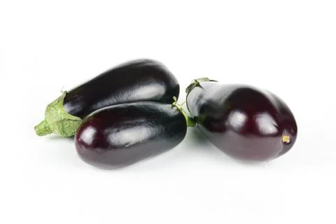 Fresh eggplants Stock-Fotos