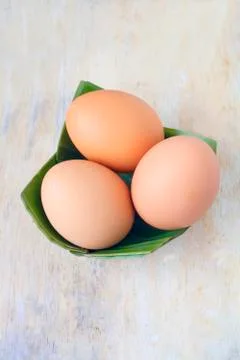 Fresh eggs Stock Photos
